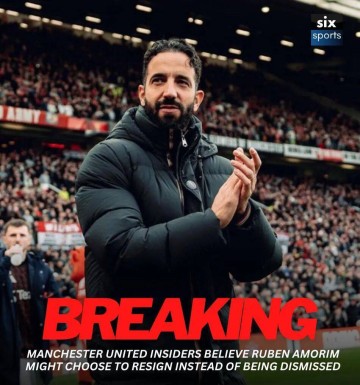 曼联相信阿莫林将辞职,其不甘被骂欲保名声!拉爵或请卡里克救火