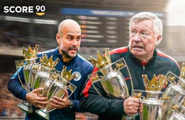 瓜迪奥拉紧随弗格森之后,欧洲五大联赛主帅联赛冠军数排行榜大揭秘