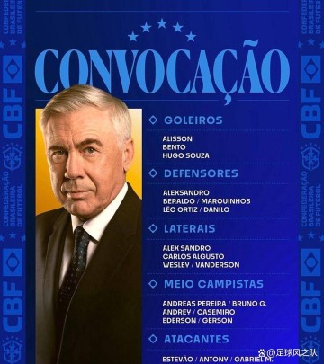 安切洛蒂的名单:卡洛斯·奥古スト回归,意甲再次贡献边路力量